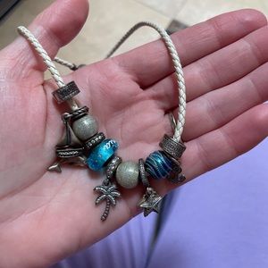 Pandora bracelet with 11 charms!